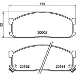 Bremsbelagsatz, Scheibenbremse 8DB 355 006-211 Bremsbelagsatz, Scheibenbremse 8DB 355 006-211