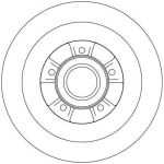 TRW DF4228 Bremsscheibe TRW DF4228 Bremsscheibe