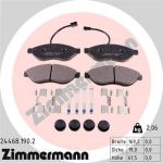 ZIMMERMANN Bremsscheiben Ø280mm + Bremsbeläge Vorne für FIAT DUCATO (180.3013.20 + 24468.190.2) ZIMMERMANN Bremsscheiben Ø280mm + Bremsbeläge Vorne für FIAT DUCATO (180.3013.20 + 24468.190.2)