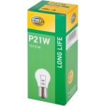 HELLA 8GA 002 073-271 Blinkerbirne 12V 21W, P21W, Halogen, vorne und hinten