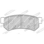 Ferodo FDB4295 Bremsbelagsatz, Scheibenbremse PREMIER ECO FRICTION Ferodo FDB4295 Bremsbelagsatz, Scheibenbremse PREMIER ECO FRICTION