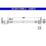 Bremsschlauch 24.5237-0490.3 Bremsschlauch 24.5237-0490.3