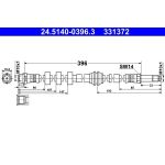 Bremsschlauch 24.5140-0396.3