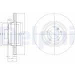 Delphi BG9019 Bremsscheibe Delphi BG9019 Bremsscheibe
