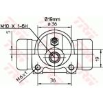 TRW BWD326 Radbremszylinder