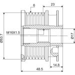 Generatorfreilauf 588132 Generatorfreilauf 588132