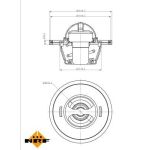 Thermostat, Kühlmittel 725156 Thermostat, Kühlmittel 725156
