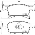 Bremsbelagsatz, Scheibenbremse 8DB 355 023-021