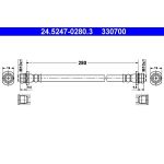 ATE 24.5247-0280.3 Bremsschlauch ATE 24.5247-0280.3 Bremsschlauch