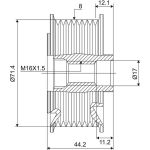 Valeo 588120 Generatorfreilauf NEW SPARE PART Valeo 588120 Generatorfreilauf NEW SPARE PART
