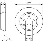 Bremsscheibe 0 986 479 D12