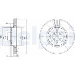 Delphi BG3056 Bremsscheibe Delphi BG3056 Bremsscheibe