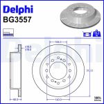 Bremsscheibe BG3557 Bremsscheibe BG3557