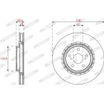 Ferodo DDF2518C Bremsscheibe PREMIER Ferodo DDF2518C Bremsscheibe PREMIER