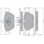 Metzger 1170162 Bremsbelagsatz, Scheibenbremse Metzger 1170162 Bremsbelagsatz, Scheibenbremse