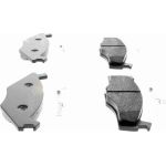 Vaico V10-8100 Bremsbelagsatz, Scheibenbremse Vaico V10-8100 Bremsbelagsatz, Scheibenbremse