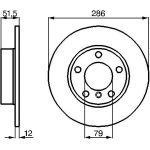 Bremsscheibe 0 986 478 511 Bremsscheibe 0 986 478 511