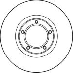 TRW DF1622 Bremsscheibe TRW DF1622 Bremsscheibe