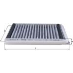 Filter, Innenraumluft LAK 8