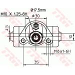 TRW BWC240 Radbremszylinder TRW BWC240 Radbremszylinder