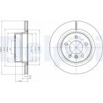 Delphi BG4293 Bremsscheibe