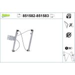 Valeo 851582 Fensterheber Valeo 851582 Fensterheber
