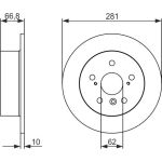 BOSCH 0 986 479 C21 Bremsscheibe