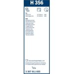 BOSCH H 356 Scheibenwischer Rear 3 397 011 655