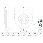 Bremsscheibe 0 986 479 107 Bremsscheibe 0 986 479 107
