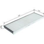 BOSCH 1 987 431 187 Innenraumfilter