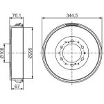 Bremstrommel 0 986 477 297 Bremstrommel 0 986 477 297