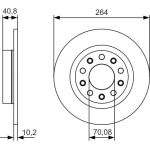Bremsscheibe 0 986 479 C41