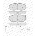 Ferodo FDB5403 Bremsbelagsatz, Scheibenbremse PREMIER ECO FRICTION Ferodo FDB5403 Bremsbelagsatz, Scheibenbremse PREMIER ECO FRICTION