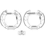 Bremsbackensatz 8DB 355 004-291