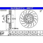 Bremsscheibe 24.0136-0117.2