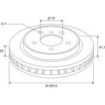 Bremsscheibe 672665 Bremsscheibe 672665
