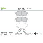 Valeo 601332 Bremsbelagsatz, Scheibenbremse Valeo 601332 Bremsbelagsatz, Scheibenbremse