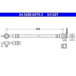 ATE 24.5288-0270.3 Bremsschlauch ATE 24.5288-0270.3 Bremsschlauch