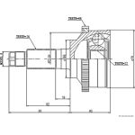Gelenksatz, Antriebswelle J2823120 Gelenksatz, Antriebswelle J2823120
