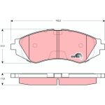 Bremsbelagsatz, Scheibenbremse GDB3265 Bremsbelagsatz, Scheibenbremse GDB3265