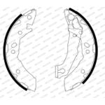 Ferodo FSB605 Bremsbackensatz PREMIER Ferodo FSB605 Bremsbackensatz PREMIER