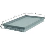 Luftfilter LX 588 Luftfilter LX 588