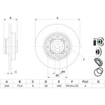 Bremsscheibe 0 986 479 400 Bremsscheibe 0 986 479 400