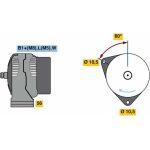 BOSCH 0 124 525 147 Generator BOSCH 0 124 525 147 Generator