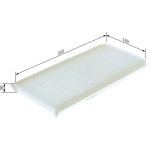 BOSCH 1 987 432 045 Innenraumfilter BOSCH 1 987 432 045 Innenraumfilter
