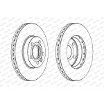 Ferodo DDF846C Bremsscheibe PREMIER Coat+ disc Ferodo DDF846C Bremsscheibe PREMIER Coat+ disc
