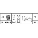 Sensor, Kühlmitteltemperatur 6PT 009 309-531 Sensor, Kühlmitteltemperatur 6PT 009 309-531