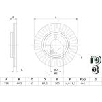 BOSCH 0 986 479 B39 Bremsscheibe 276mm für MINI Schrägheck, Cabrio 4x100, Belüftet, beschichtet, hochgekohlt BOSCH 0 986 479 B39 Bremsscheibe 276mm für MINI Schrägheck, Cabrio 4x100, Belüftet, beschichtet, hochgekohlt