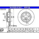 Bremsscheibe 24.0325-0138.1