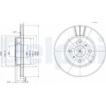Delphi BG3414 Bremsscheibe